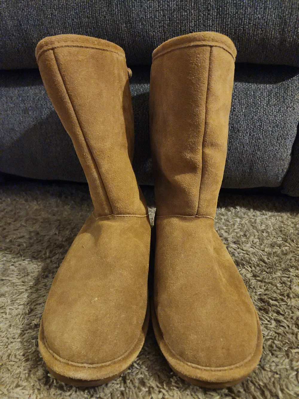 BearPaw 2408W Phyllis II Chestnut Suede Lace-Up Winter Boots